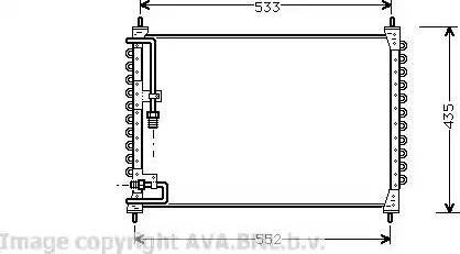 Ava Quality Cooling VO 5074 - Condensatore, Climatizzatore autozon.pro