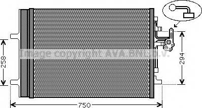 Ava Quality Cooling VO5161 - Condensatore, Climatizzatore autozon.pro