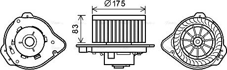 Ava Quality Cooling VO8175 - Ventilatore abitacolo autozon.pro