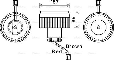 Ava Quality Cooling VO8176 - Ventilatore abitacolo autozon.pro