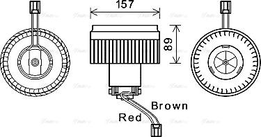 Ava Quality Cooling VO8177 - Ventilatore abitacolo autozon.pro