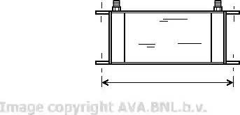 Ava Quality Cooling VO 3061 - Radiatore olio, Olio motore autozon.pro