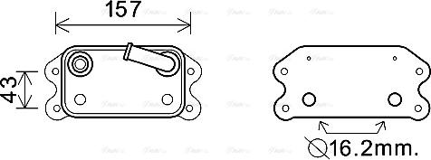 Ava Quality Cooling VO3169 - Radiatore olio, Olio motore autozon.pro