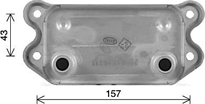 Ava Quality Cooling VO3298 - Radiatore olio, Olio motore autozon.pro