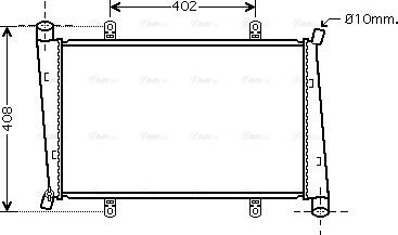 Ava Quality Cooling VO 2130 - Radiatore, Raffreddamento motore autozon.pro