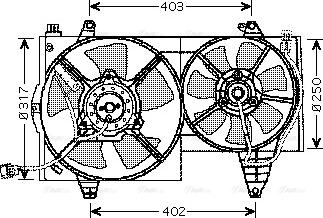 Ava Quality Cooling VO 7505 - Ventola, Raffreddamento motore autozon.pro