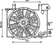 Ava Quality Cooling VO7512 - Ventola, Raffreddamento motore autozon.pro