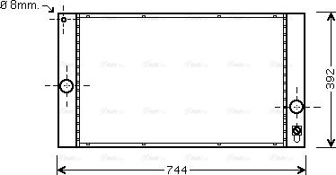 Ava Quality Cooling VOA2141 - Radiatore, Raffreddamento motore autozon.pro