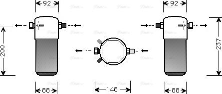 Ava Quality Cooling VO D100 - Essiccatore, Climatizzatore autozon.pro