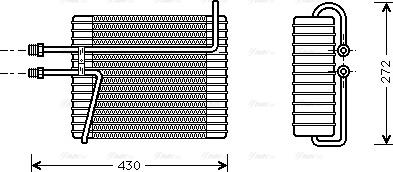 Ava Quality Cooling VO V026 - Evaporatore, Climatizzatore autozon.pro