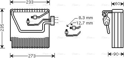 Ava Quality Cooling VO V111 - Evaporatore, Climatizzatore autozon.pro