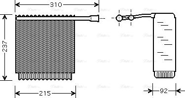 Ava Quality Cooling VO V125 - Evaporatore, Climatizzatore autozon.pro