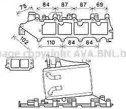 Ava Quality Cooling VW4357 - Intercooler autozon.pro