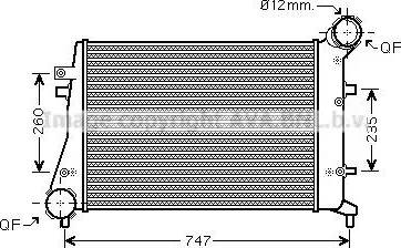 Ava Quality Cooling VW 4268 - Intercooler autozon.pro