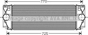 Ava Quality Cooling VW 4267 - Intercooler autozon.pro