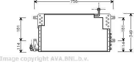 Ava Quality Cooling VW 5161 - Condensatore, Climatizzatore autozon.pro