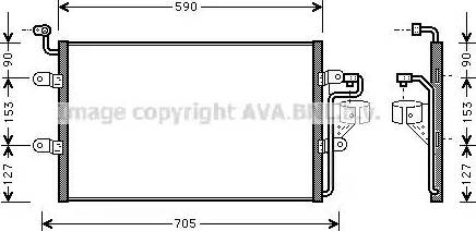 Ava Quality Cooling VW 5181 - Condensatore, Climatizzatore autozon.pro