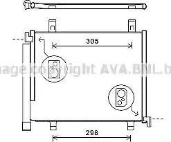 Ava Quality Cooling VW5327D - Condensatore, Climatizzatore autozon.pro