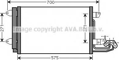 Ava Quality Cooling VW 5269 - Condensatore, Climatizzatore autozon.pro