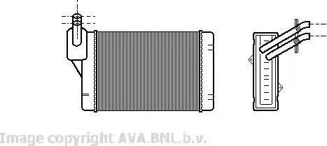 Ava Quality Cooling VW 6069 - Scambiatore calore, Riscaldamento abitacolo autozon.pro