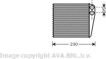 Ava Quality Cooling VW6229 - Scambiatore calore, Riscaldamento abitacolo autozon.pro