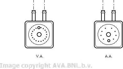 Ava Quality Cooling VW 3148 - Radiatore olio, Olio motore autozon.pro