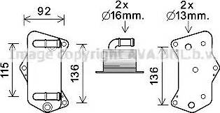 Ava Quality Cooling VW3395 - Radiatore olio, Cambio automatico autozon.pro