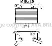 Ava Quality Cooling VW3310 - Radiatore olio, Cambio automatico autozon.pro