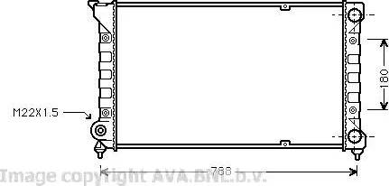 Ava Quality Cooling VW 2066 - Radiatore, Raffreddamento motore autozon.pro