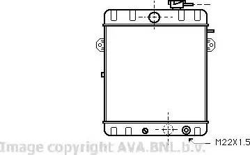 Ava Quality Cooling VW 2007 - Radiatore, Raffreddamento motore autozon.pro