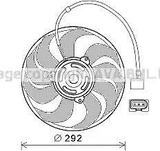 Ava Quality Cooling VW7533 - Ventola, Raffreddamento motore autozon.pro