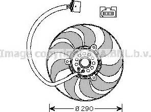 Ava Quality Cooling VW 7522 - Ventola, Raffreddamento motore autozon.pro