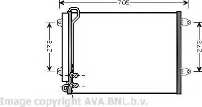 Ava Quality Cooling VWA5225 - Condensatore, Climatizzatore autozon.pro