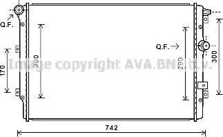 Ava Quality Cooling VWA2324 - Radiatore, Raffreddamento motore autozon.pro