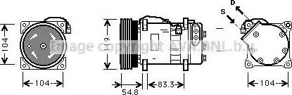 Ava Quality Cooling VW K281 - Compressore, Climatizzatore autozon.pro