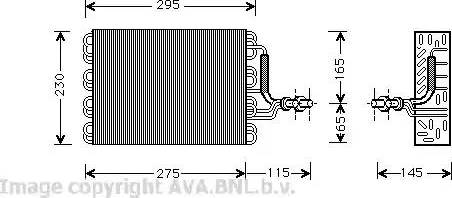 Ava Quality Cooling VW V171 - Evaporatore, Climatizzatore autozon.pro