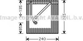 Ava Quality Cooling VW V242 - Evaporatore, Climatizzatore autozon.pro