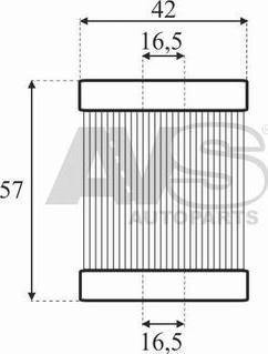 AVS Autoparts G150 - Filtro carburante autozon.pro