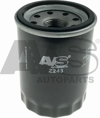 AVS Autoparts Z243 - Filtro olio autozon.pro