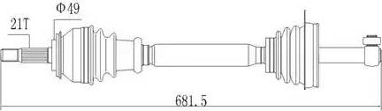 Aywiparts AW1530115 - Albero motore / Semiasse autozon.pro