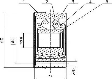 Aywiparts AW1520420 - Kit giunti, Semiasse autozon.pro