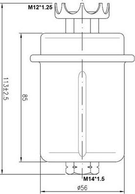 Azumi FSP11005U - Filtro carburante autozon.pro