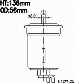 Azumi FSP25046 - Filtro carburante autozon.pro