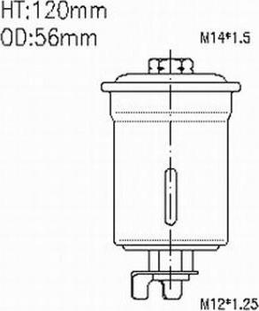 Azumi FSP21053 - Filtro carburante autozon.pro