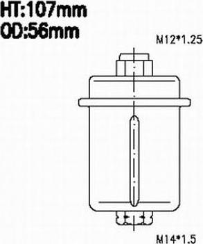 Azumi FSP21032 - Filtro carburante autozon.pro