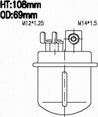 Azumi FSP28064 - Filtro carburante autozon.pro