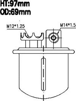 Azumi FSP28202U - Filtro carburante autozon.pro