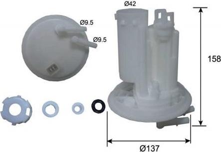 Azumi FST27002 - Filtro, Gruppo alimentazione carburante autozon.pro