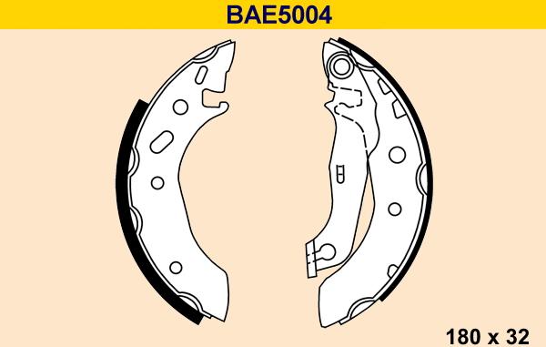 Barum BAE5004 - Kit ganasce freno autozon.pro