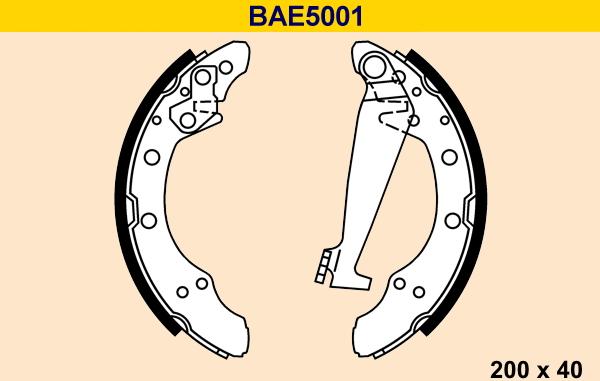 Barum BAE5001 - Kit ganasce freno autozon.pro